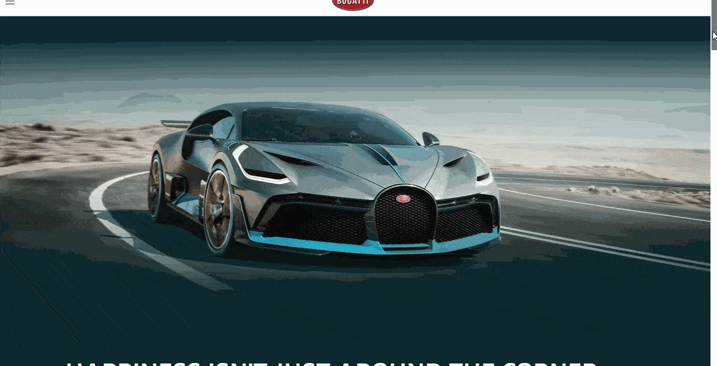 Bugatti Divo - 响应CCS3黑白网站模板